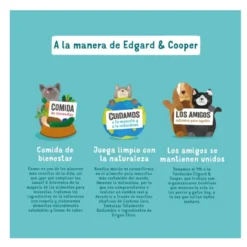 Edgard & Cooper Grain Free salmão e peru latas para cães
