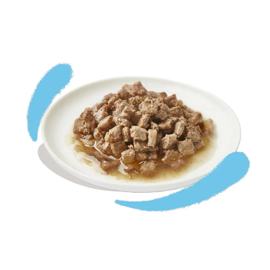 Edgard & Cooper Kitten Pedaços de Bacalhau e Frango com molho em lata para gatinhos