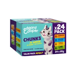 Edgard & Cooper multipack chunks comida para gatos