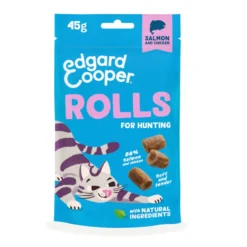 Edgard & Cooper Rolitos de salmão e frango para gatos