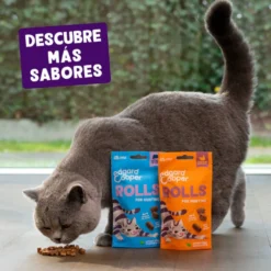 Edgard & Cooper Rolitos de salmão e frango para gatos