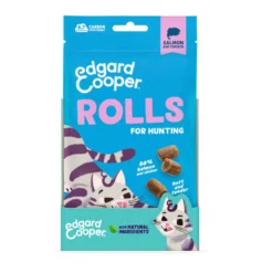 Edgard & Cooper Rolitos de salmão e frango para gatos