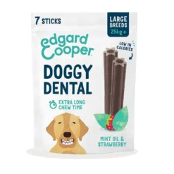 Edgard & Cooper Snacks dentários Adult Large para cães