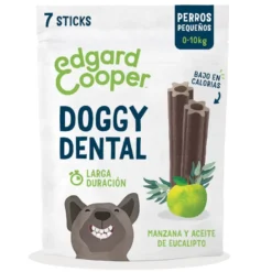 Edgard&Cooper Snacks Dentários Maçã e Eucalipto para cães de raça pequena
