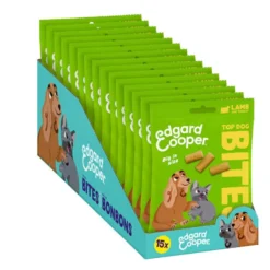 Edgard & Cooper Snacks Grandes de Borrego e Peru para cães