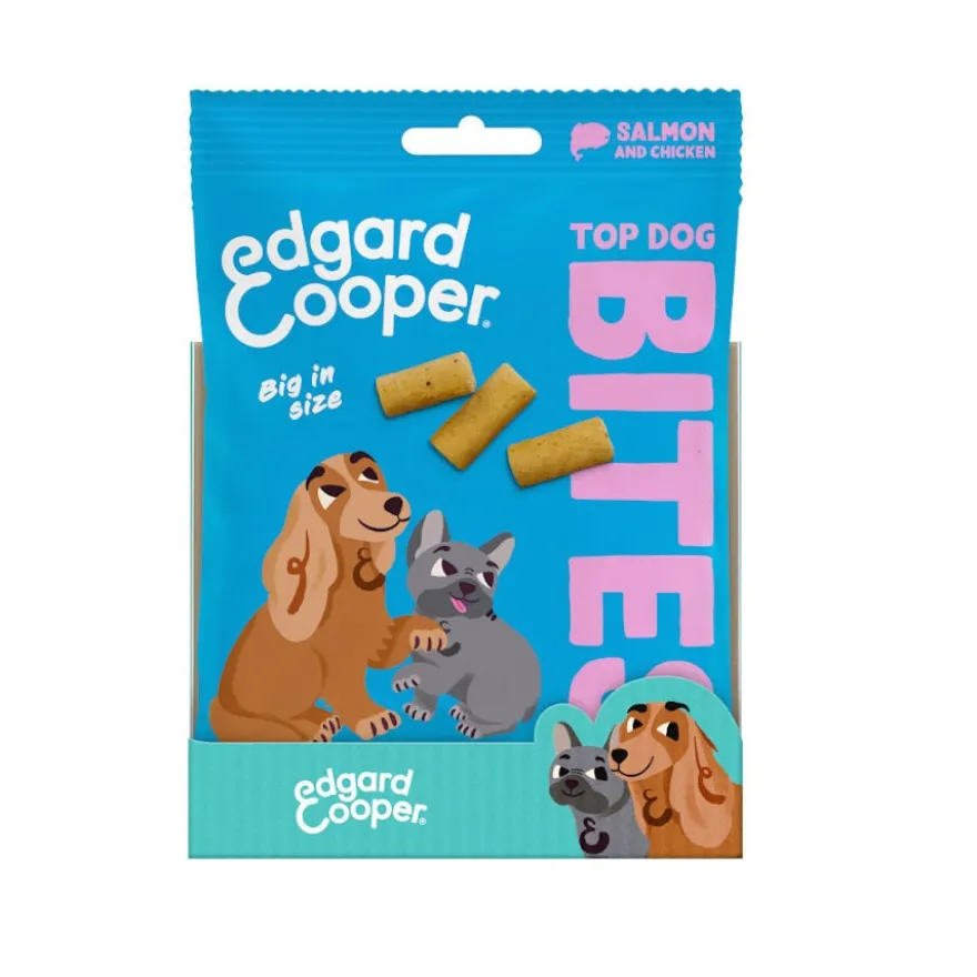 Edgard & Cooper Snacks Grandes de Salmão e Frango para cães