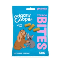 Edgard & Cooper Snacks Grandes de Salmão e Frango para cães