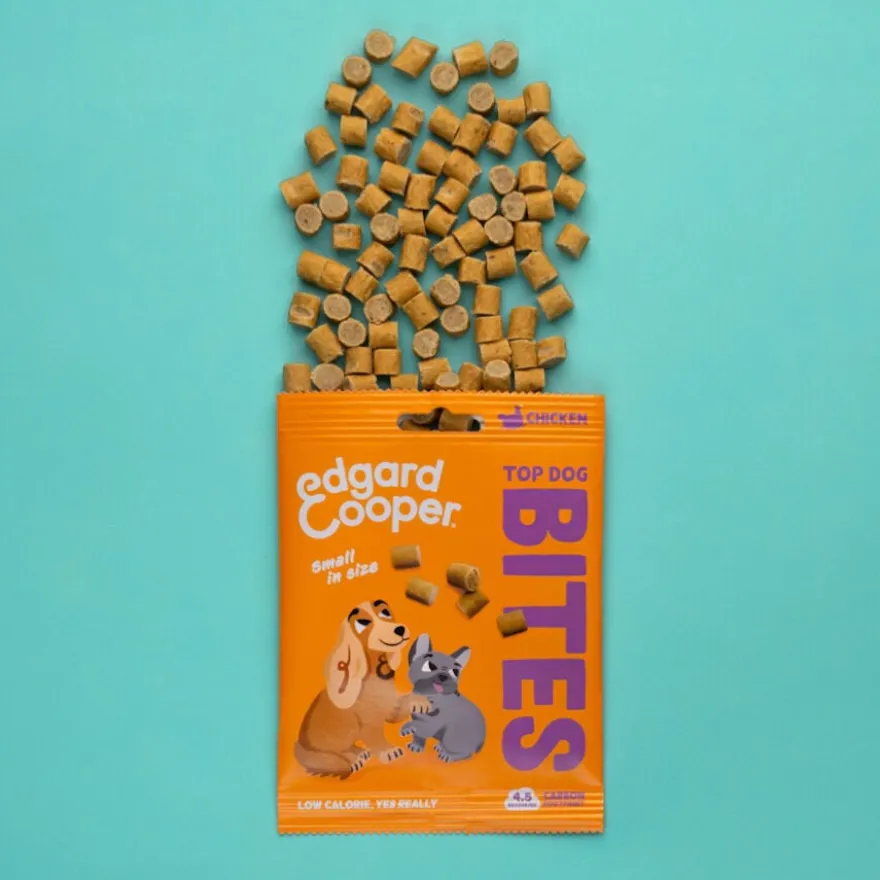 Edgard & Cooper Snacks Mini de Frango para cães