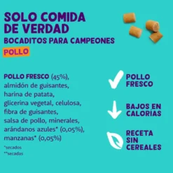 Edgard & Cooper Snacks Mini de Frango para cães