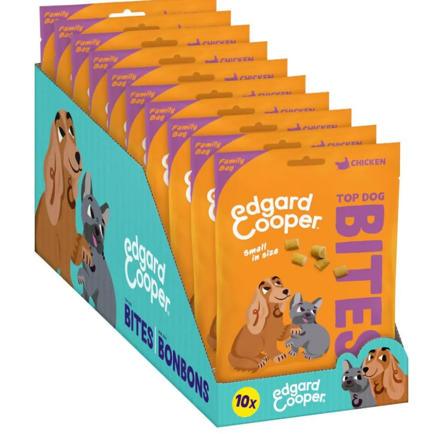 Edgard & Cooper Snacks Mini de Frango para cães