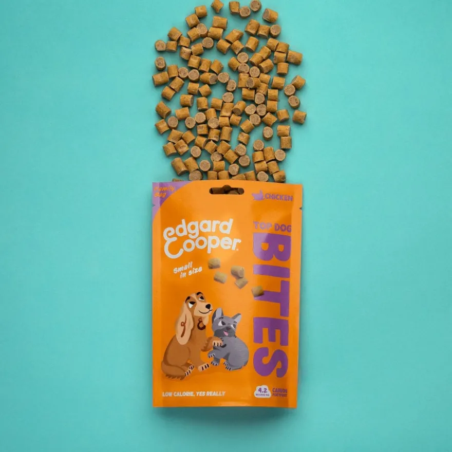 Edgard & Cooper Snacks Mini de Frango para cães