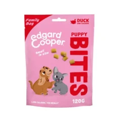 Edgard & Cooper Snacks Mini de Pato e Frango para cachorros