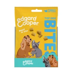Edgard & Cooper Snacks Mini de Peru e Frango para cães