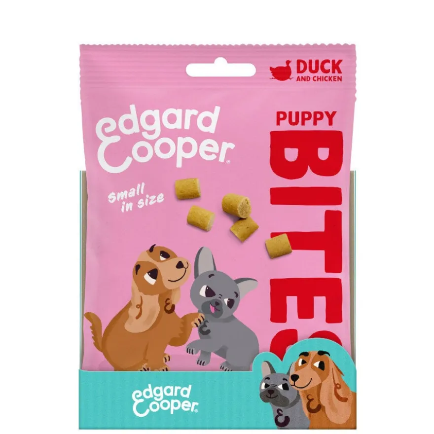 Edgard & Cooper Snacks Mini Puppy de Pato e Frango para cães