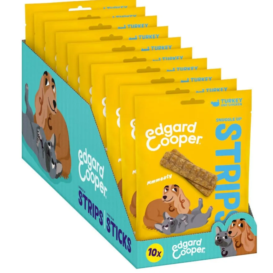 Edgard & Cooper Tiras de Peru e Frango para cães