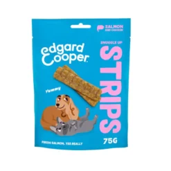 Edgard & Cooper Tiras de Salmão e Frango para cães