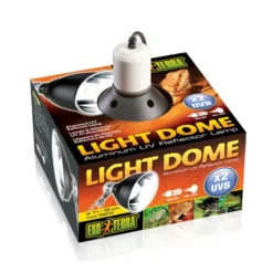 Exo Terra Light Dome Suporte de lâmpada em alumínio refletor de UV