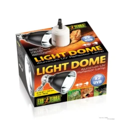 Exo Terra Light Dome Suporte de lâmpada em alumínio refletor de UV