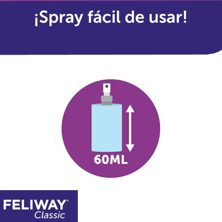 Feliway Spray com feromonas tranquilizantes para gatos