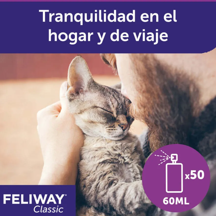 Feliway Spray com feromonas tranquilizantes para gatos