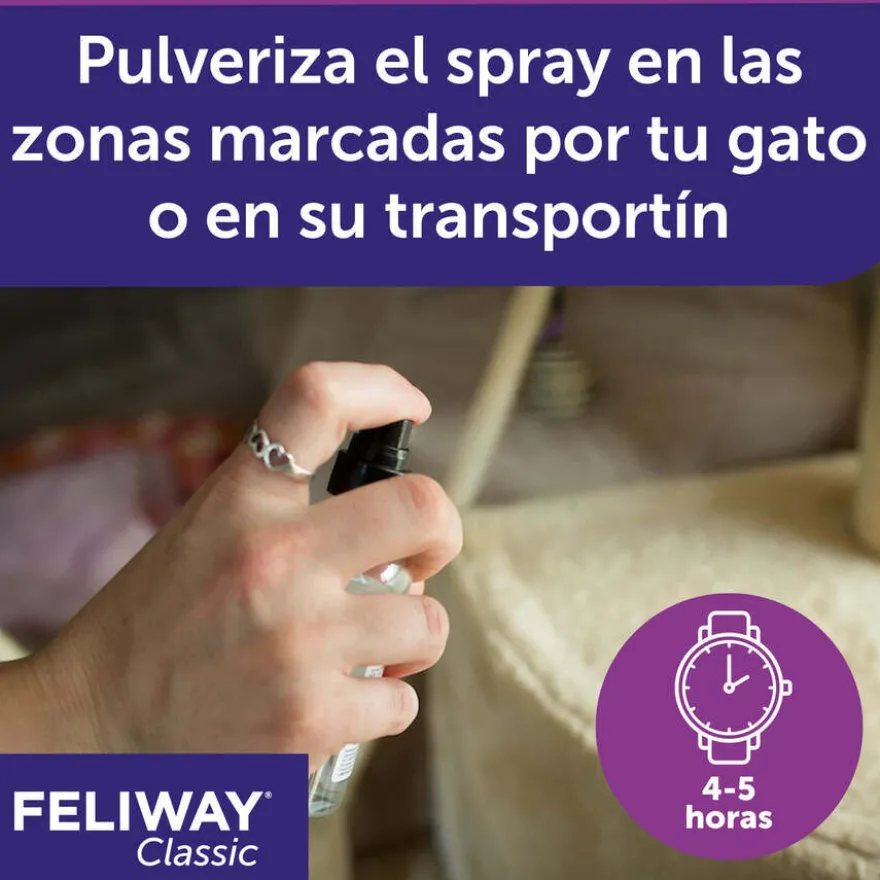 Feliway Spray com feromonas tranquilizantes para gatos
