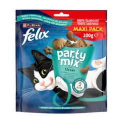 Felix Biscoitos Party Mix Peixe para gatos