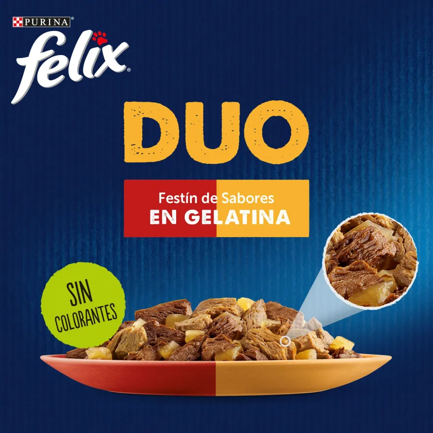 Felix Fantastic Duo Carne em Gelatina saqueta