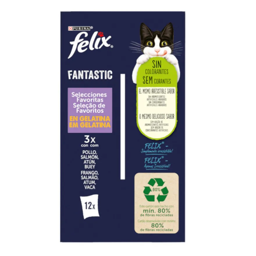Felix Fantastic Seleções Favoritas saquetas em geleia