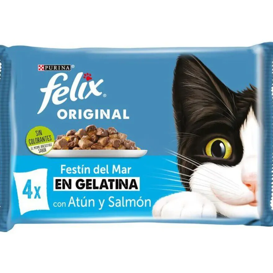 Felix Seleccion Peixes Saquetas em geleia para gatos - Multipack