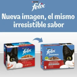 Felix Sensations Seleção de Carnes Alimento húmido em saquetas para gatos