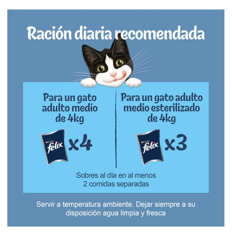Felix Sensations Seleção de Peixes saquetas em galeia