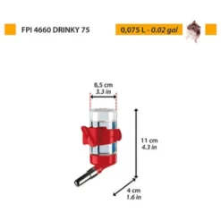 Ferplast Drinky 75 Bebedouro para roedores
