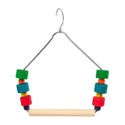 Ferplast PA 4084 Balanço triangular com decorações paar pássaros