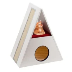 Ferplast Pirámide Merling Arranhador com cama para gatos