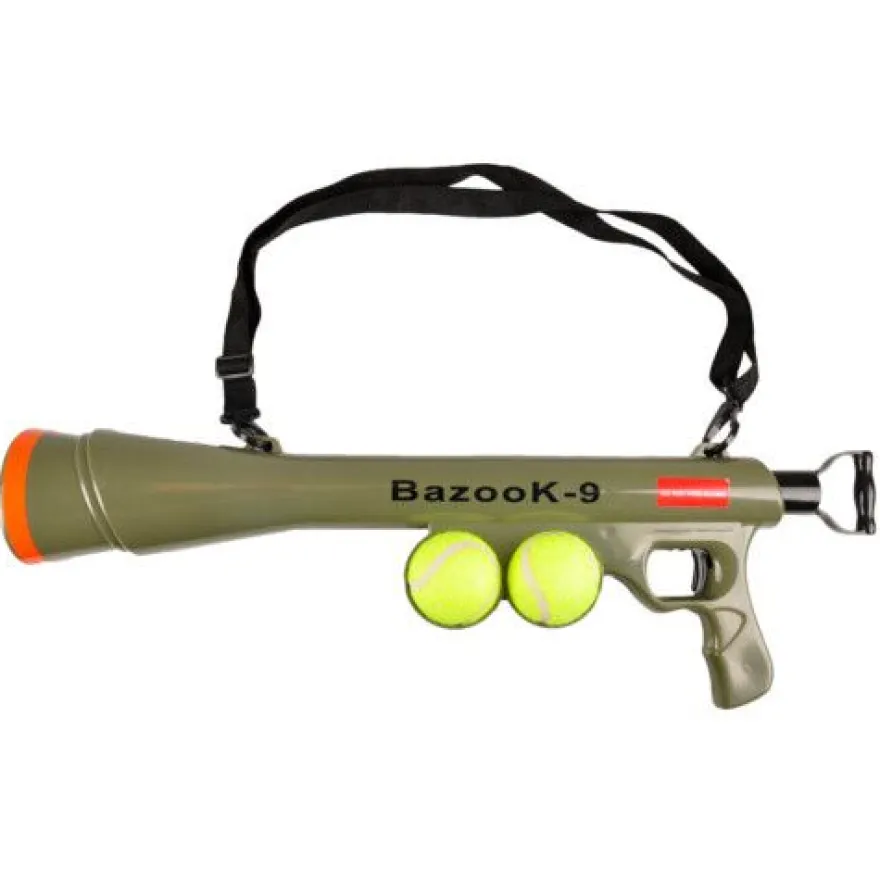 Flamingo Bazooka Lançador de bolas para cães