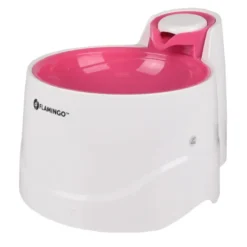 Flamingo Bellagio Bebedouro Automático Branco e Rosa para cães e gatos