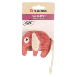 Flamingo Blaro Peluche Elefante Vermelho para gatos