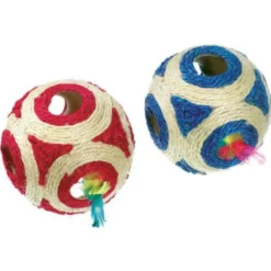 Flamingo Bola de sisal com chocalho para gatos