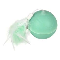 Flamingo bola interativa para gatos cor Verde