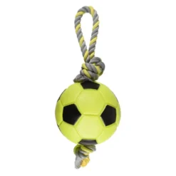Flamingo Bola Verde com Corda para cães