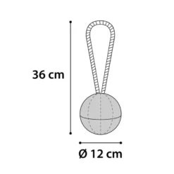 Flamingo Bola Verde com Corda para cães