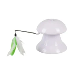 Flamingo Brinquedo Interativo Branco para gatos