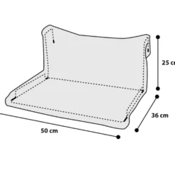 Flamingo cama de rede radiador cinza para gatos