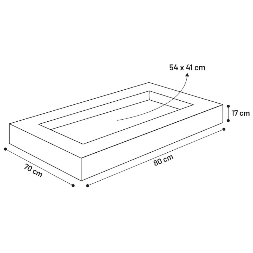 Flamingo Carlota Rectangular Cinzenta cama com fecho para cães