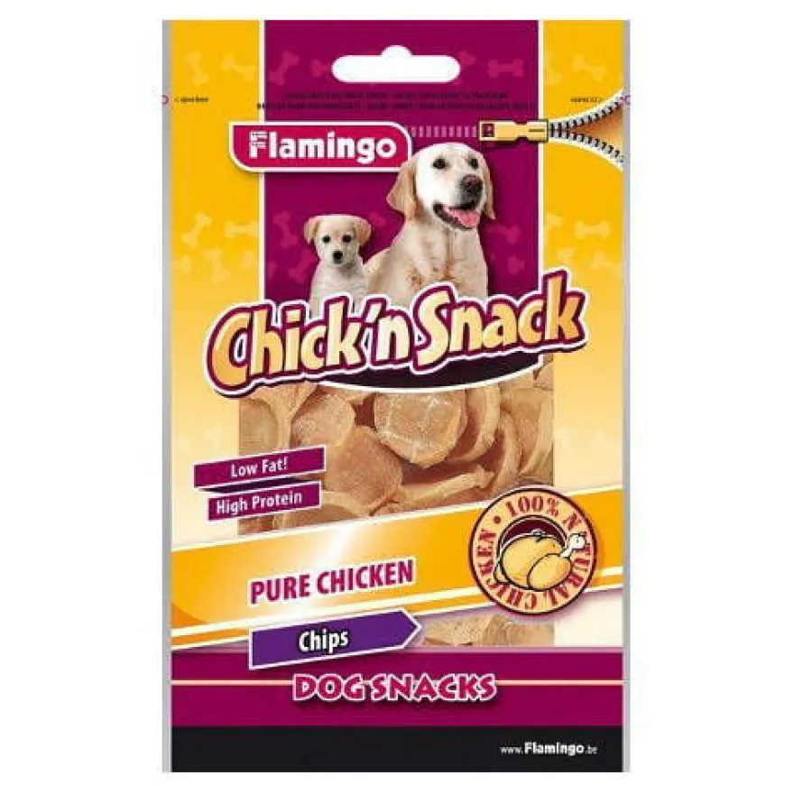 Flamingo Chick’n Snack guloseimas para cães