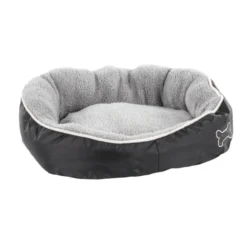 Flamingo Chips Retangular Cinzenta cama alcofa para cães