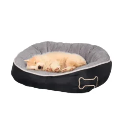 Flamingo Chips Retangular Cinzenta cama alcofa para cães