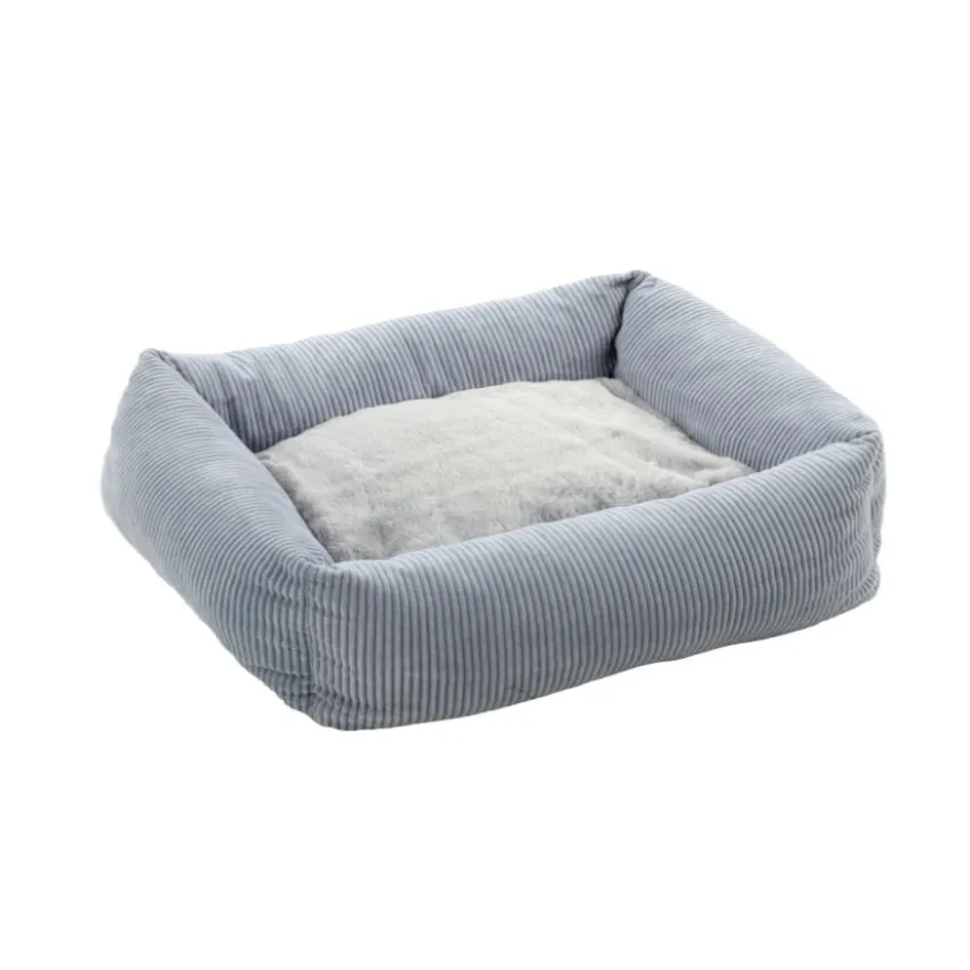 Flamingo Colette Retangular Azul cama alcofa para cães