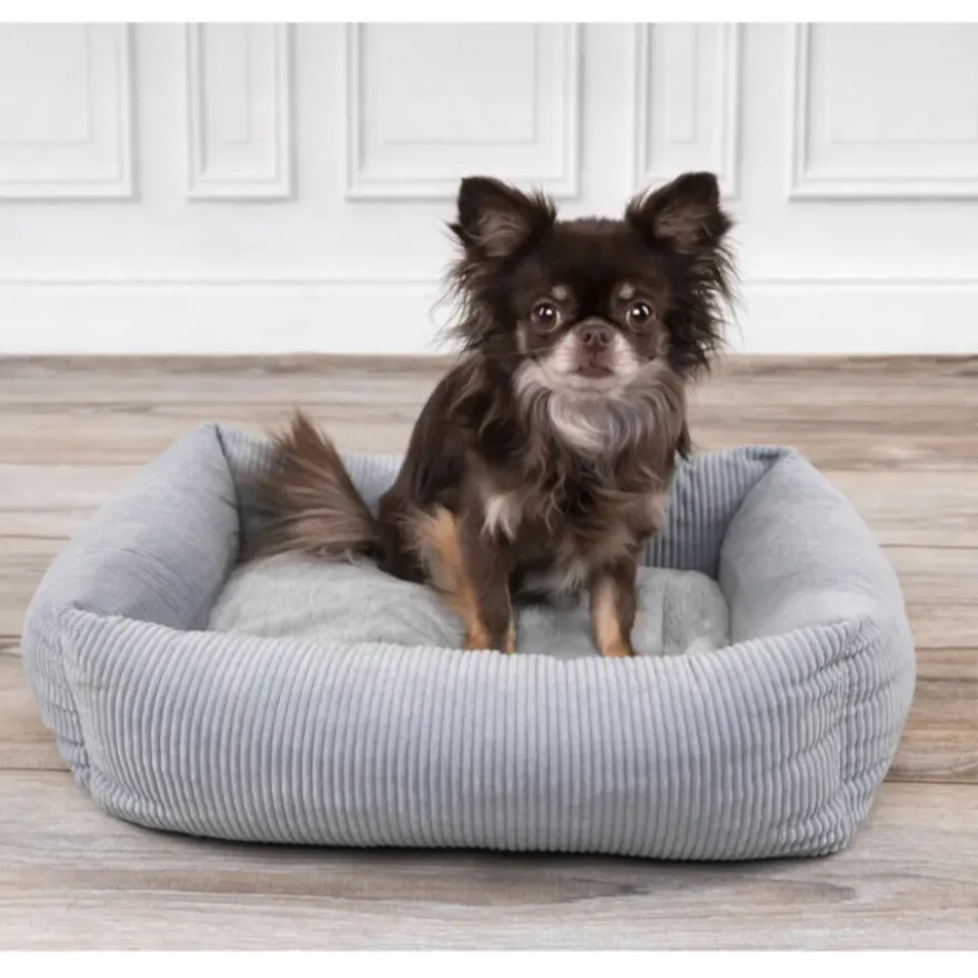 Flamingo Colette Retangular Azul cama alcofa para cães