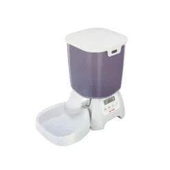 Flamingo Comedouro Automático Branco para cães e gatos